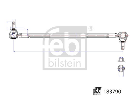 Link/Coupling Rod, stabiliser bar (183790)