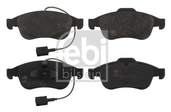 Brake Pad Set, disc brake (16828)
