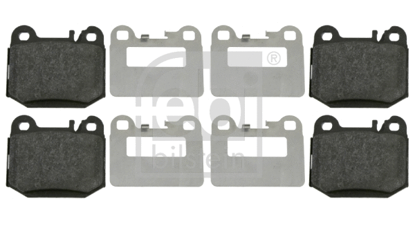 Brake Pad Set, disc brake (16437)