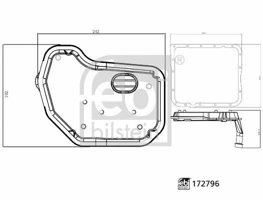 Hydraulic Filter Kit, automatic transmission (172796)