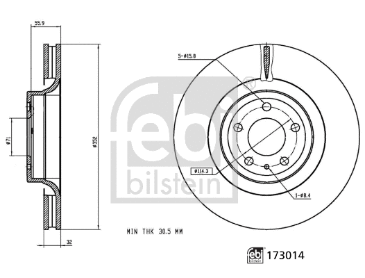 Brake Disc (173014)