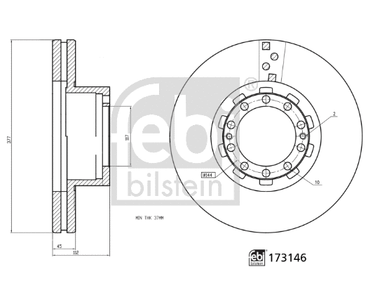Brake Disc (173146)