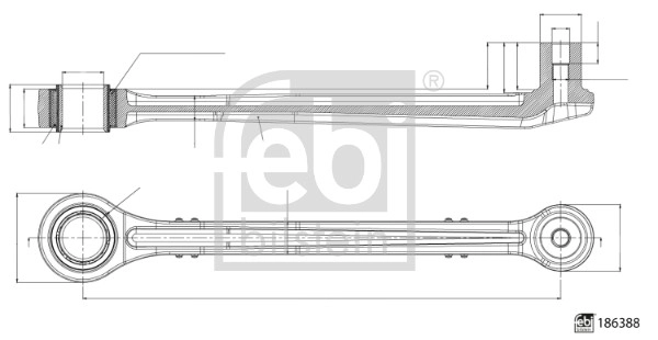 Link/Coupling Rod, stabiliser bar (186388)
