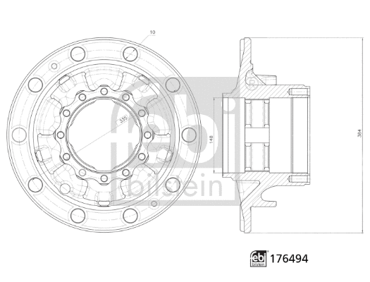 Wheel Hub (176494)