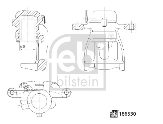 Brake Caliper (186530)