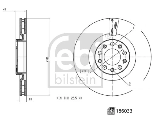 Brake Disc (186033)