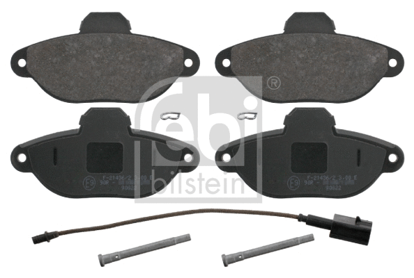 Brake Pad Set, disc brake (16754)