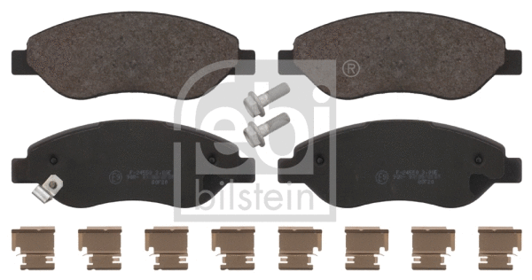 Brake Pad Set, disc brake (16698)