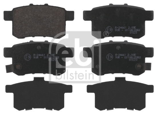 Brake Pad Set, disc brake (16766)