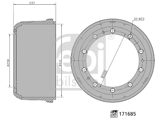 Brake Drum (171685)