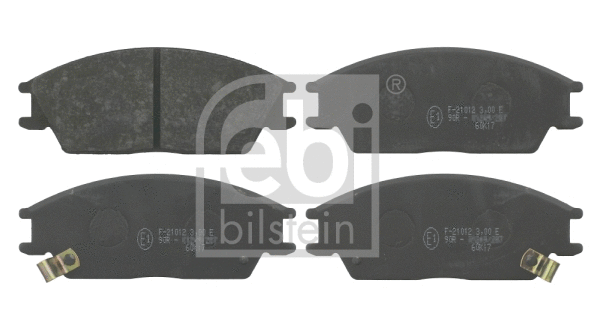Brake Pad Set, disc brake (16542)