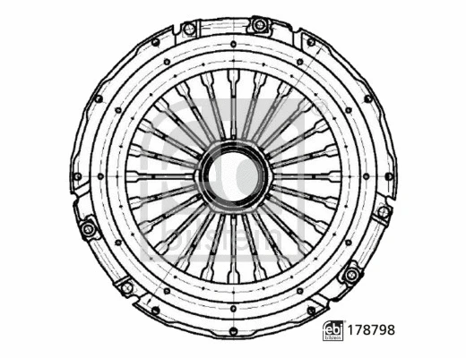 Clutch Pressure Plate (178798)