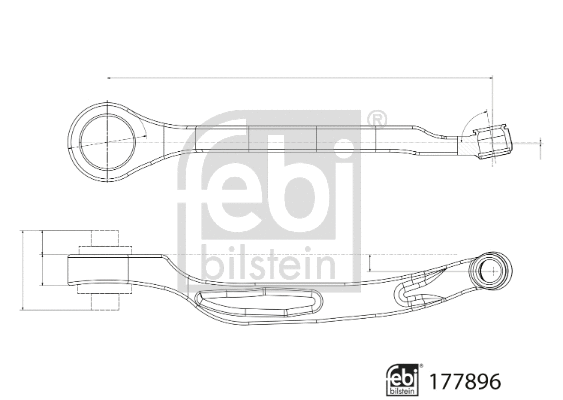 Control/Trailing Arm, wheel suspension