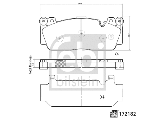 Brake Pad Set, disc brake