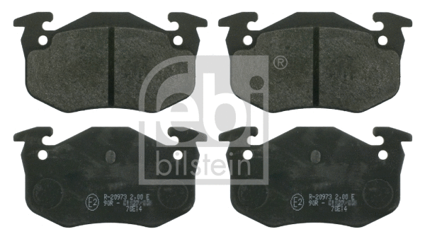 Brake Pad Set, disc brake (16222)