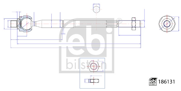 Inner Tie Rod (186131)