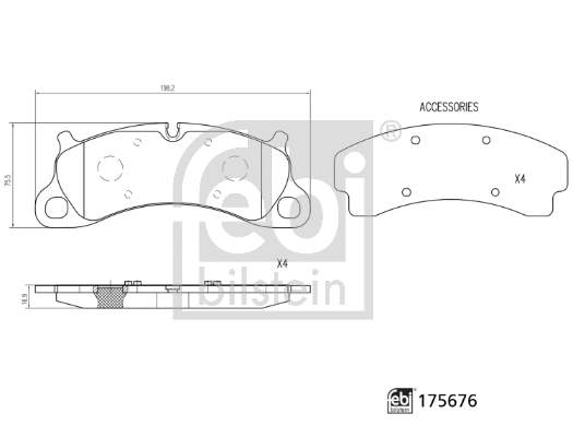 Brake Pad Set, disc brake