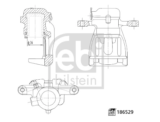 Brake Caliper (186529)
