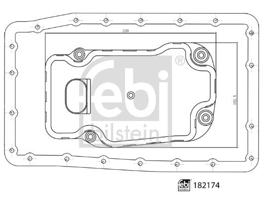 Hydraulic Filter Kit, automatic transmission (182174)