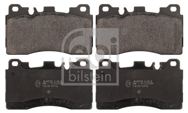 Brake Pad Set, disc brake (116139)