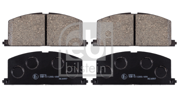 Brake Pad Set, disc brake (16581)