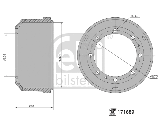 Brake Drum (171689)