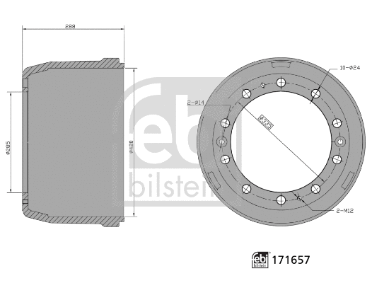 Brake Drum (171657)