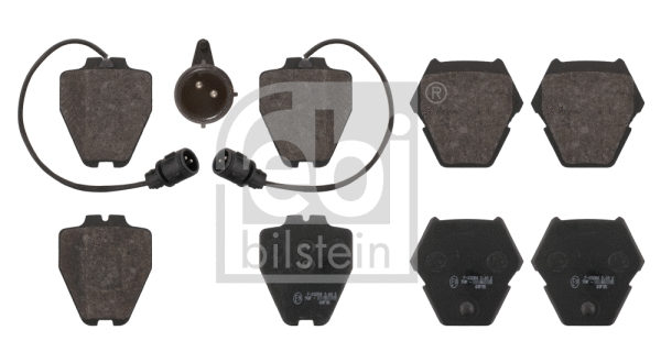 Brake Pad Set, disc brake (16763)
