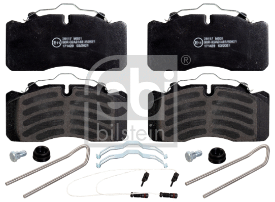 Brake Pad Set, disc brake (171429)