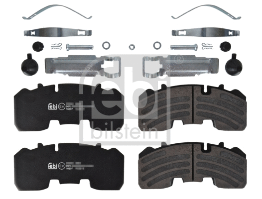 Brake Pad Set, disc brake (16607)