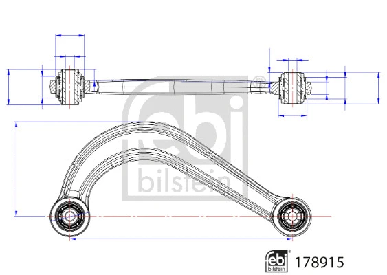 Control/Trailing Arm, wheel suspension