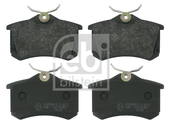 Brake Pad Set, disc brake (16404)