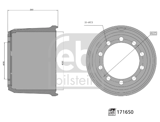 Brake Drum (171650)