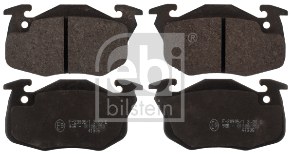 Brake Pad Set, disc brake (116043)