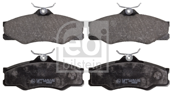 Brake Pad Set, disc brake (16298)