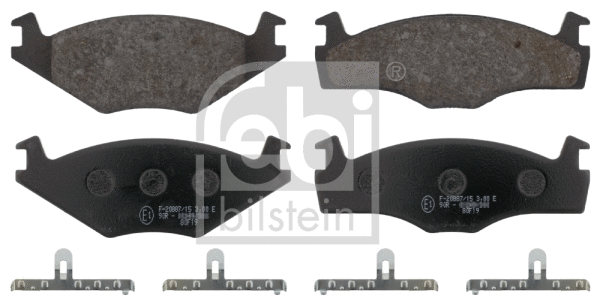 Brake Pad Set, disc brake (16076)