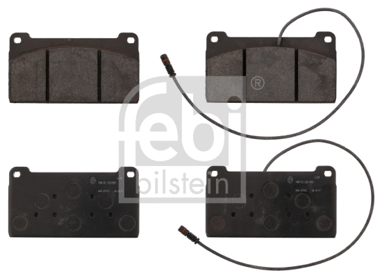 Brake Pad Set, disc brake (16696)