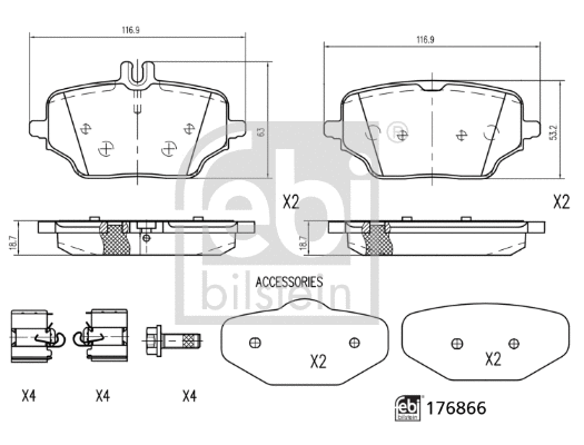 Brake Pad Set, disc brake