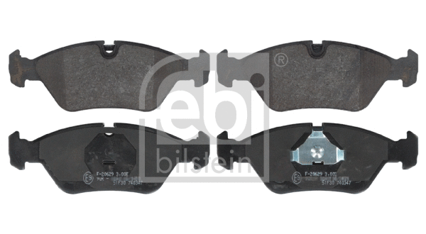 Brake Pad Set, disc brake (16026)