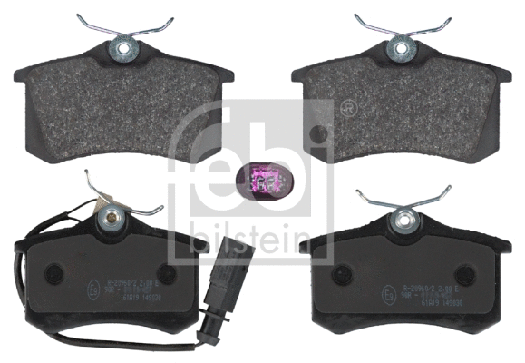 Brake Pad Set, disc brake (16394)