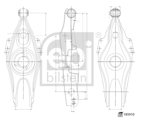 Control/Trailing Arm, wheel suspension (185910)