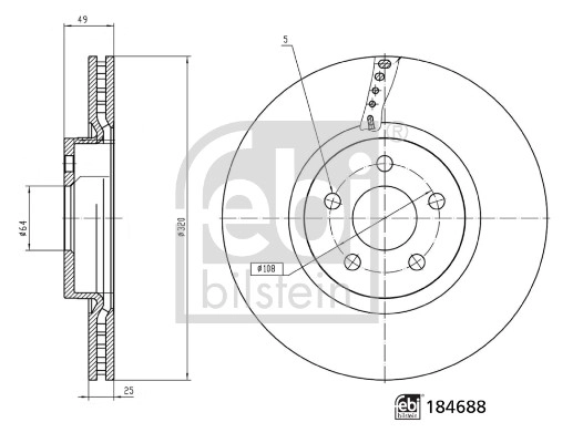 Brake Disc (184688)