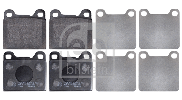 Brake Pad Set, disc brake (16231)