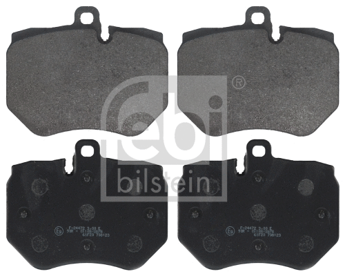 Brake Pad Set, disc brake (116025)