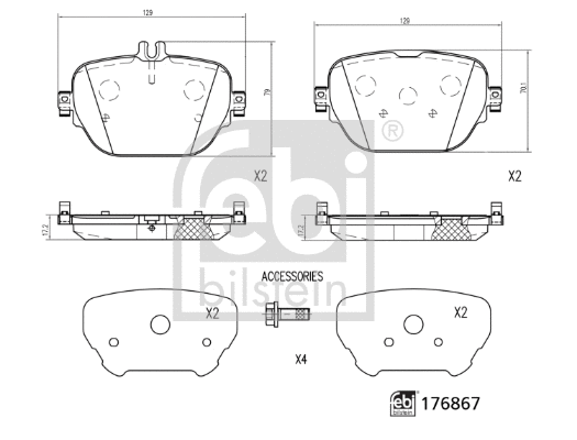 Brake Pad Set, disc brake