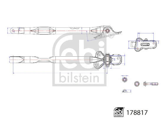 Control/Trailing Arm, wheel suspension