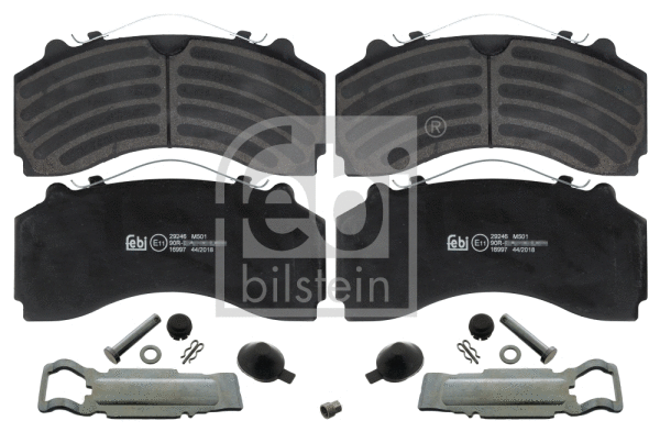 Brake Pad Set, disc brake (16997)