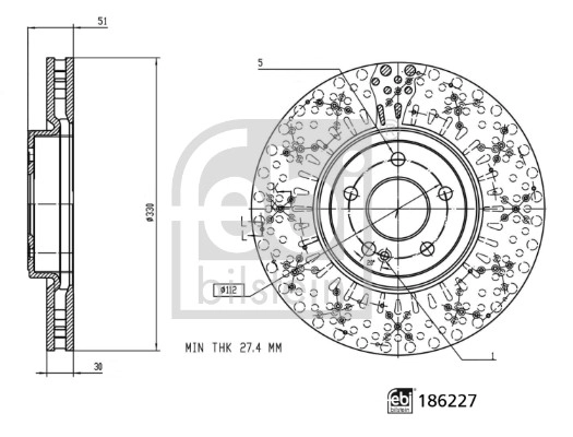 Brake Disc (186227)