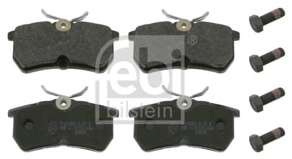 Brake Pad Set, disc brake (16167)