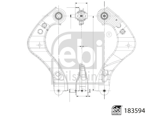 Control/Trailing Arm, wheel suspension (183594)